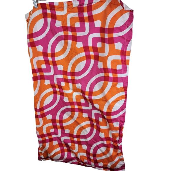 Trina Turk Geometric Bed Lumbar Pillow Cover size 22.5 x 36.5 Multi - Picture 3 of 8